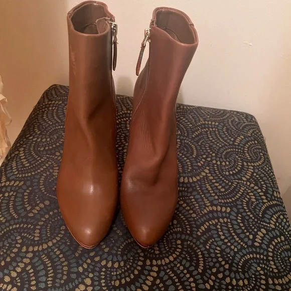 Nine West QUANETTE PLATFORM LEATHER BOOTIES - Picture 2 of 7